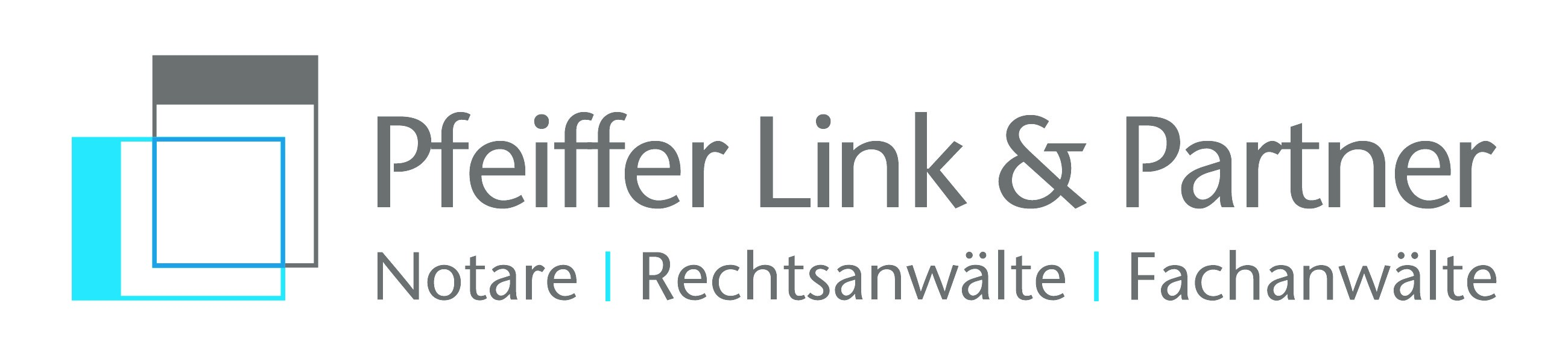 Logo Pfeiffer Link & Partner Notare – Rechtsanwälte – Fachanwälte